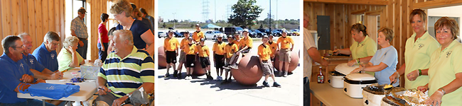 Boys in uniform posing for a photo